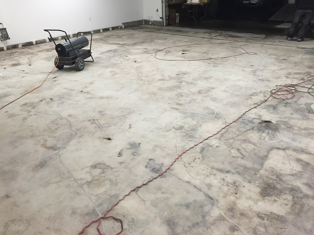 Superior Epoxy Flooring in Murrieta Before 